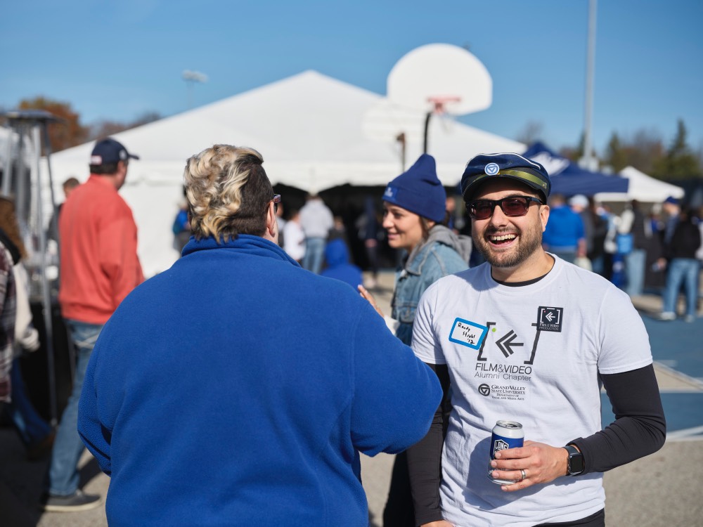 Randy Strobl drinking Long Road Distiller
